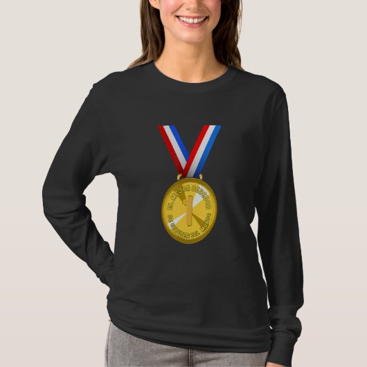 World's Best Beer Drinker Award Medal T-shirt (Voorkant)