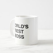 world's best boss the office mug (Devant gauche)
