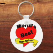 World's Best Bus Driver Sleutelhanger (Voorkant)
