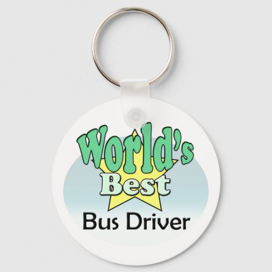World's Best Bus Driver Sleutelhanger (Voorkant)