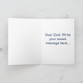 Worlds Best Dad Photo Card | Father's Day 2026 Kaart (Binnen)