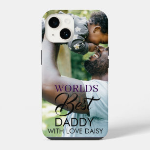 Worlds Best Daddy Foto Hoesje-Mate iPhone 14 Hoesje