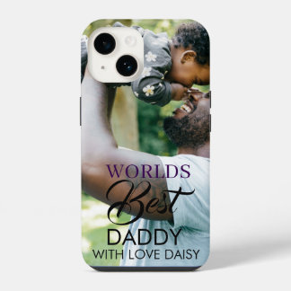Worlds Best Daddy | Foto Hoesje-Mate iPhone 14 Hoesje