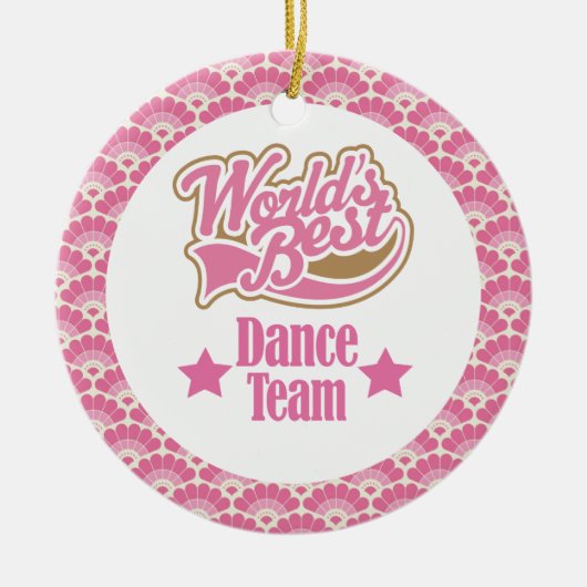 World's Best Dance Team Gift Ornament (Voorkant)