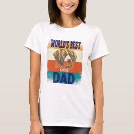 world's best dog dad t-shirt