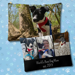 World's Best Dog Mom Cute Photo Etui