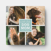'Worlds Best Dog Mom' Photo Collage Plaque (Devant)