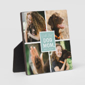 'Worlds Best Dog Mom' Photo Collage Plaque (Recto)