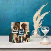 'Worlds Best Dog Mom' Photo Collage Plaque (Insitu)