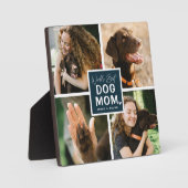 'Worlds Best Dog Mom' Photo Collage Plaque (Recto)