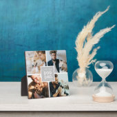 'Worlds Best Dog Papa' Photo Collage Plaque (Insitu)