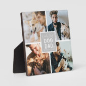 'Worlds Best Dog Papa' Photo Collage Plaque (Recto)
