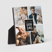 'Worlds Best Dog Papa' Photo Collage Plaque (Recto)
