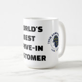 World's Best Drive In Customer Mug (Devant droit)