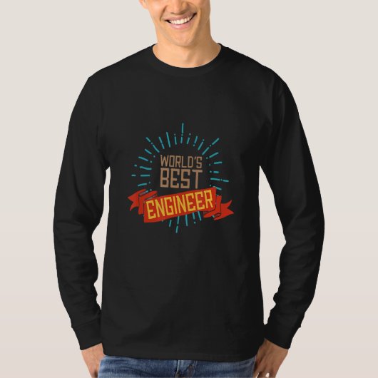 World's Best Engineer T-shirt (Voorkant)