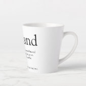 World's Best Ever Husband Definition Fun Latte Mok (Rechts)