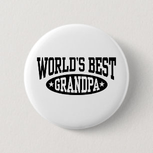 World's Best Grandpa Ronde Button 5,7 Cm