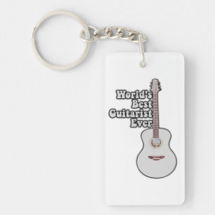 World's best guitarist ever. Colorful vintage Sleutelhanger