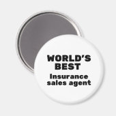 World's Best Insurance Sales Agent Magneet (Voorkant / Achterkant)