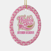 World's Best Interior Designer Gift Ornament (Rechts)