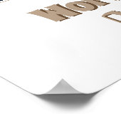 World's Best Mam Flowers Moederdag 3 Foto Poster (Hoek)