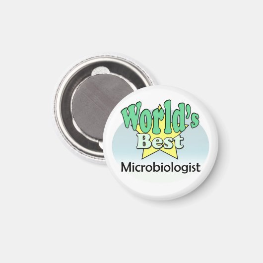 World's Best Microbiologist Magneet (Voorkant / Achterkant)