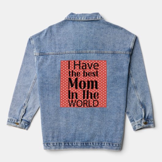 Worlds Best Mom Élégant noir et blanc Script (Verso)