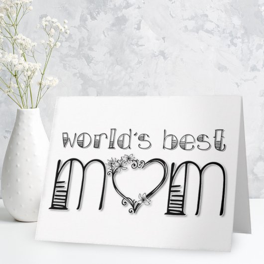 World's Best Mom Kaart