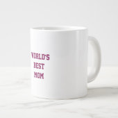 World's Best Mom Mug Extra Grote Beker (Voorkant rechts)