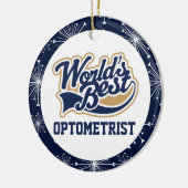 Worlds Best Optometrist Gift Keramisch Ornament (Links)