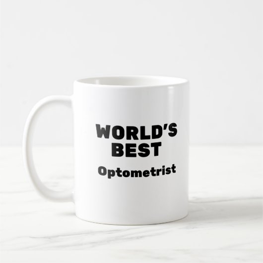 World's Best Optometrist Koffiemok (Links)