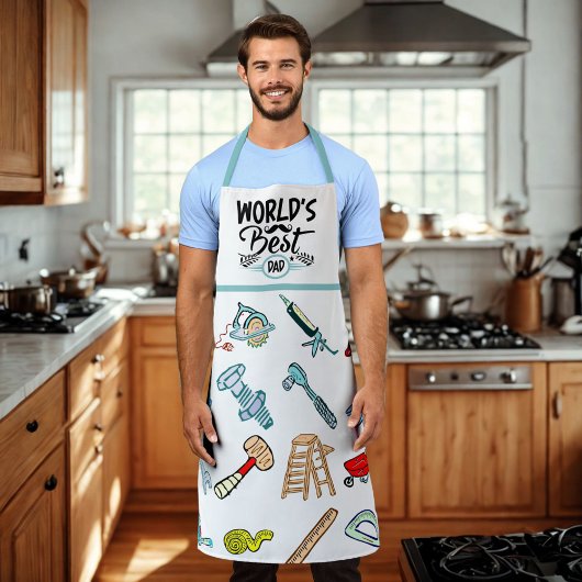 "World's Best Pap" Gezegde DIY Enthusiast Tools Schort