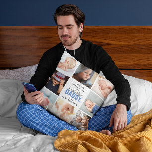 'Worlds Best Papa' 1ste Vaderdag keepslag in plaat Kussen