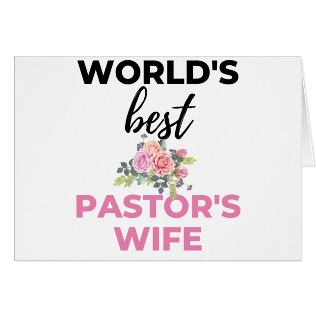 World's Best Pastor's Wife bl (Devant horizontal)