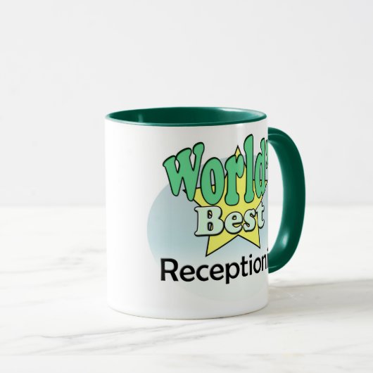 World's Best Receptionist Mok (Voorkant rechts)