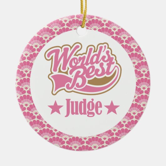World's Best Rechter Gift Ornament (Voorkant)