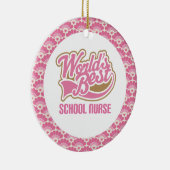 World's Best School Nurse Gift Ornament (Rechts)