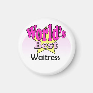 World's Best Waitress Magneet