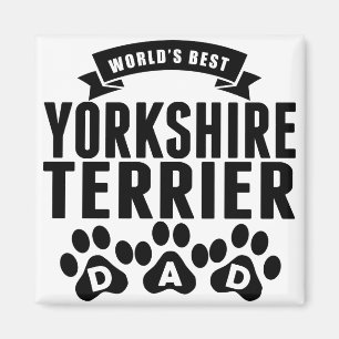 World's Best Yorkshire Terrier Dad Magneet