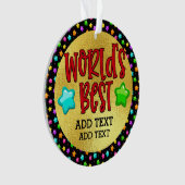 World's Best You Name It Ornament (devant)