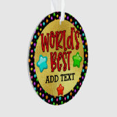 World's Best You Name It Ornament (devant)