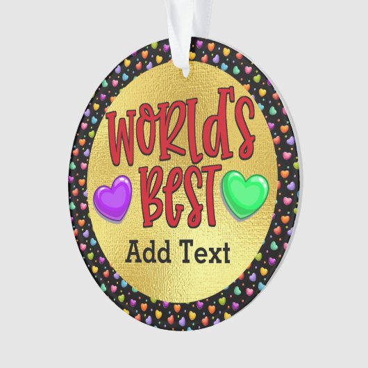 World's Best You Name It Ornament (devant)