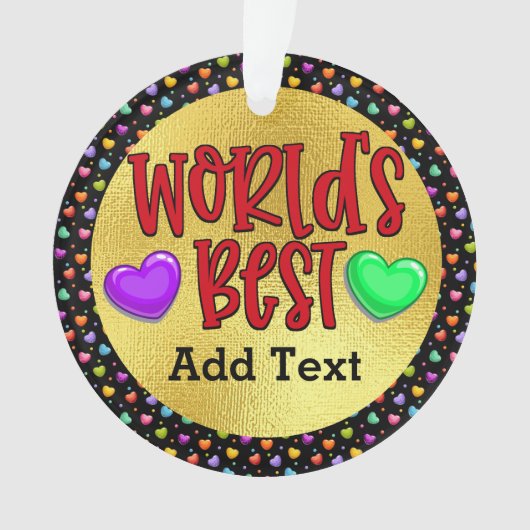 World's Best You Name It Ornament (devant)