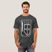 Worlds Bravest Dad T-shirt (Voorkant volledig)