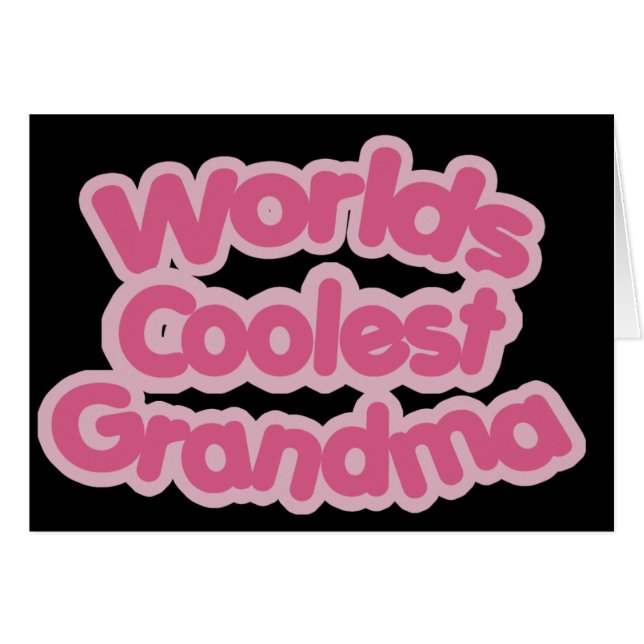 Worlds Coolest Grandma (Voorkant Horizontaal)