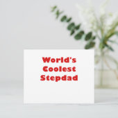 Worlds Coolest Stepdad Briefkaart (Staand voorkant)