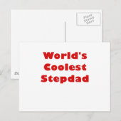 Worlds Coolest Stepdad Briefkaart (Voorkant / Achterkant)