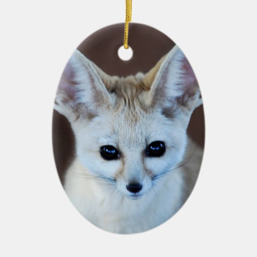 Worlds Cutest Fennec Fox Keramisch Ornament (Voorkant)