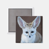 Worlds Cutest Fennec Fox Magneet (Voorkant / Achterkant)