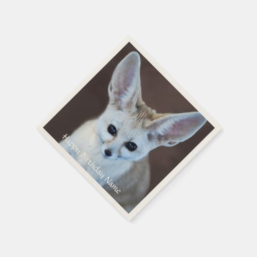 Worlds Cutest Fennec Fox Servetten (Hoek)